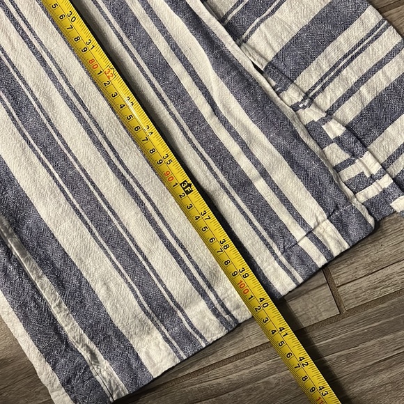 For the Republic blue/white striped wide leg pants. - Picture 10 of 10